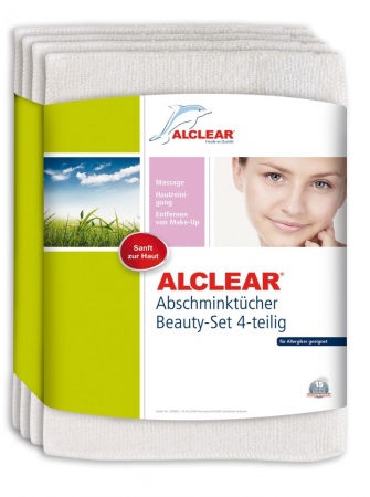 ALCLEAR Abschminktücher Beauty-Set 4-teilig